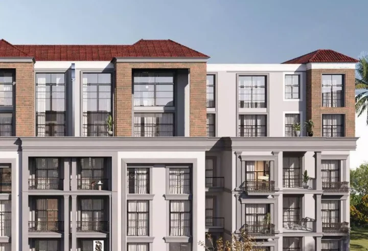 In New Cairo book your apartment in Peerage Compound with an area of 170 meters