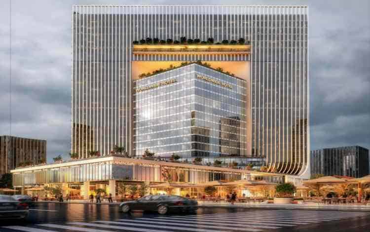 محل للبيع 130م في جرين ريفر تاور بتسهيلات فى السداد