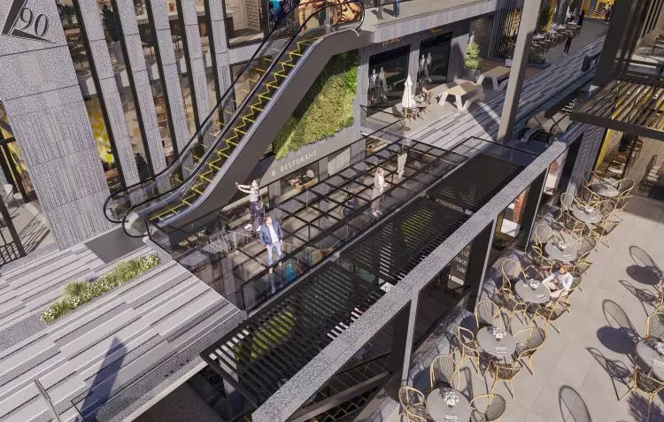 مكتب مميز للبيع في زيد 90 مول بمساحة 90 متر