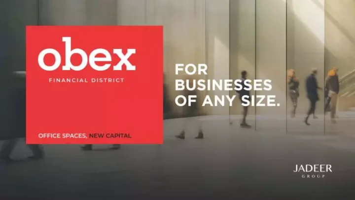Learn about the price of an office with an area of 90 meters in Obex Business Hub Mall New Capital