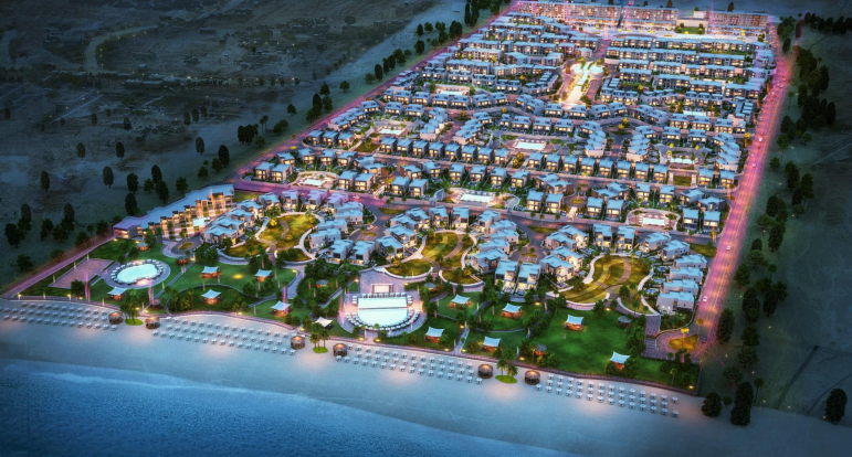 Own a villa inside Caesar Island Village North Coast with an area of 520 meters