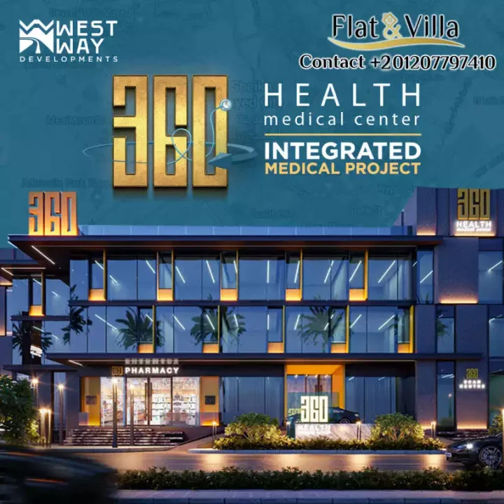 With an area of 45 meters book your medical unit at 360 Health Medical Center Sheikh Zayed project