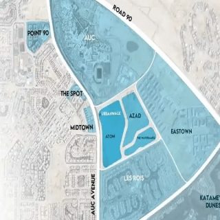 Get a shop in Atom New Cairo with an area of 93 meters