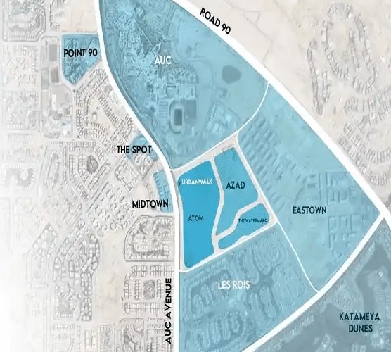 Hurry to book in Atom Mall New Cairo with units starting from 120 meters