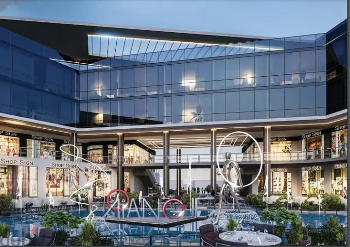 Below market price a 47m store for sale in AI Angle City Mall Fifth Settlement