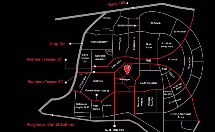 Invest in a 90m unit at AI Angle City New Cairo