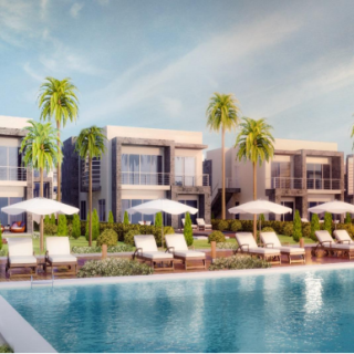 Own a villa inside Caesar Island Village North Coast with an area of 520 meters