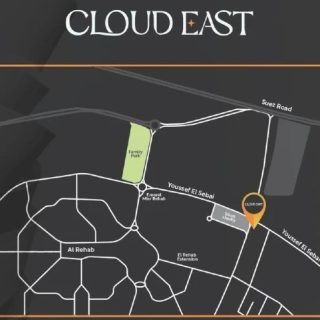 Below market price a 110m shop in Cloud East New Cairo with full finishing