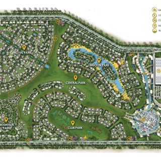 وحدات بمساحة 170 متر للحجز في نورث بارك اي سيتي التجمع الخامس