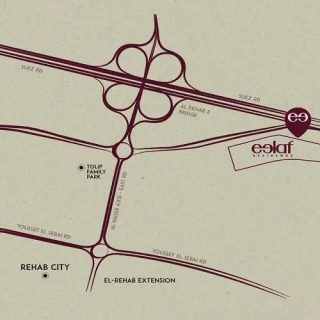 Hurry up and buy a 132 meter apartment in Eelaf Residence Compound 5th Settlement