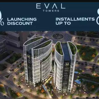 بسعر مغري محل 83م بمول ايفال تاورز العاصمة الإدارية فيو رائع
