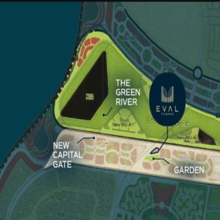 بسعر مغري محل 83م بمول ايفال تاورز العاصمة الإدارية فيو رائع