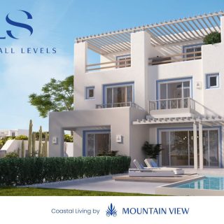 شاليه رائع 122م للبيع في موقع مميز جدا داخل لفلز ماونتن فيو الساحل الشمالي