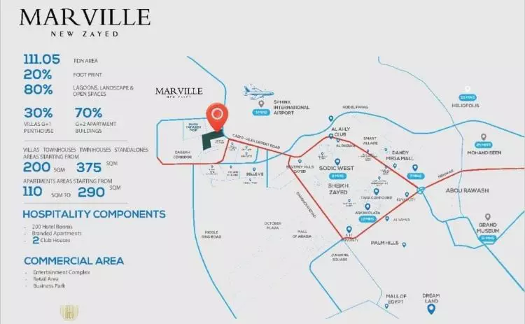 Get a villa in Mar Ville New Zayed with an area of 220 meters