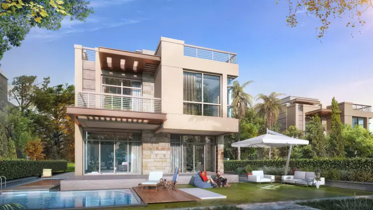 Villa ready for receipt at Marina Village 8 New Alamein project with special full finishing