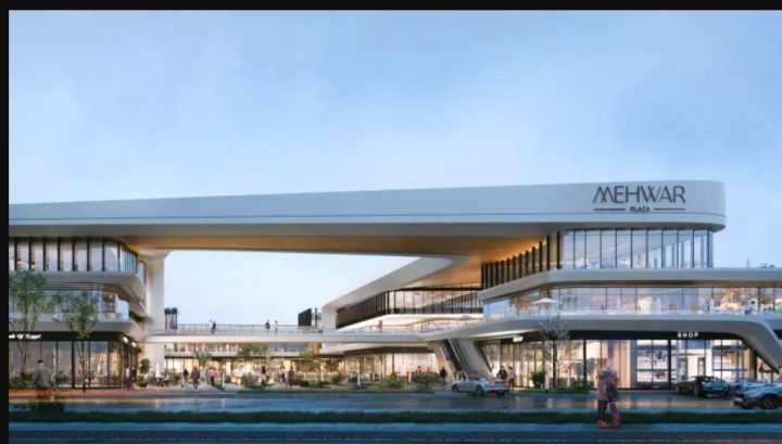 محل للبيع في محور بلازا أكتوبر بمساحة 87 متر