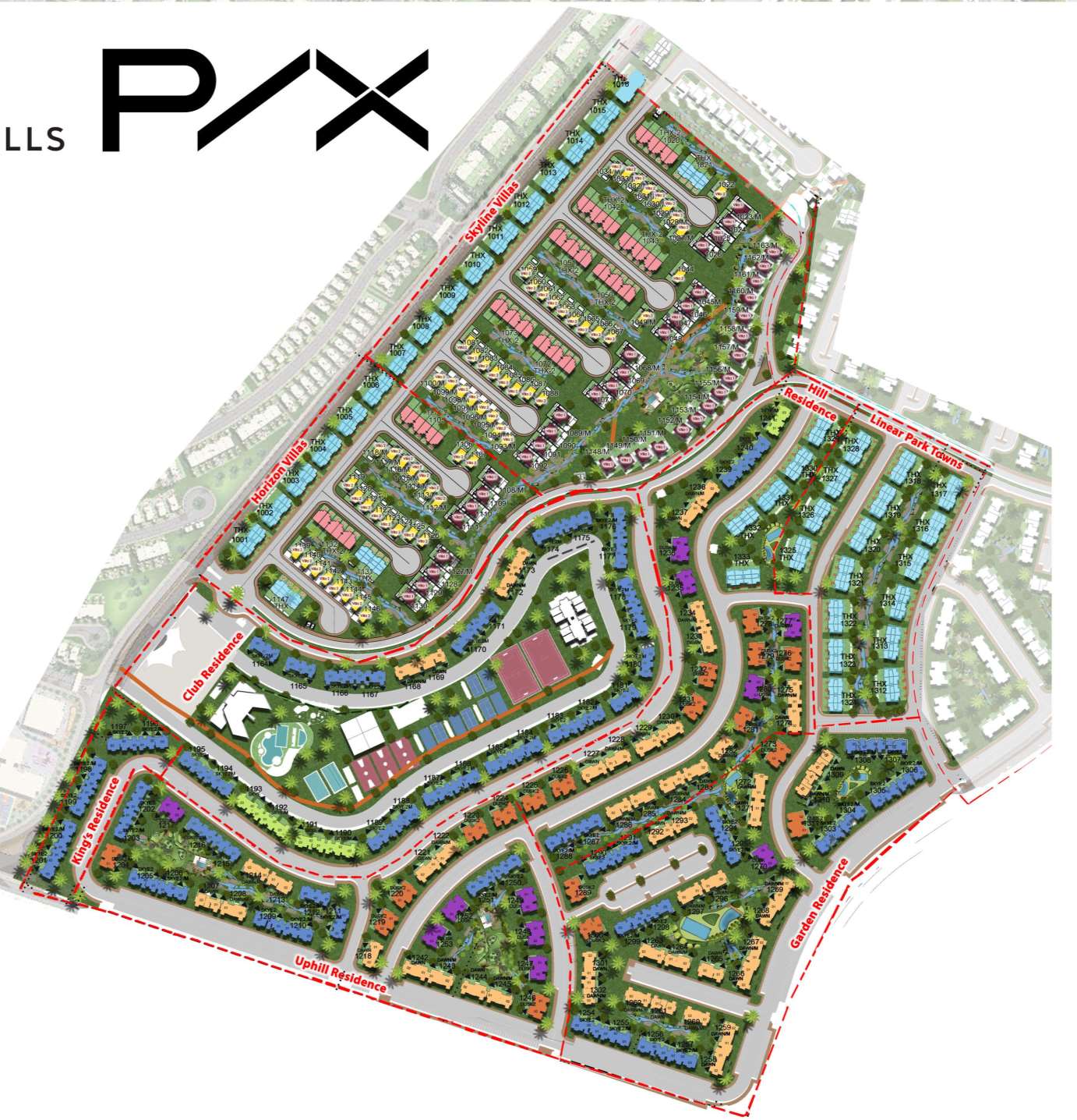 كمبوند بي اكس بالم هيلز 6 أكتوبر –  PX Palm Hills 6 October Compound