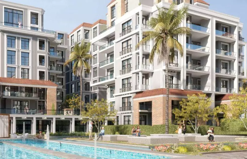 185m apartment for sale in a very prime location inside Peerage New Cairo Compound