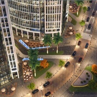 بسعر مغري محل 83م بمول ايفال تاورز العاصمة الإدارية فيو رائع