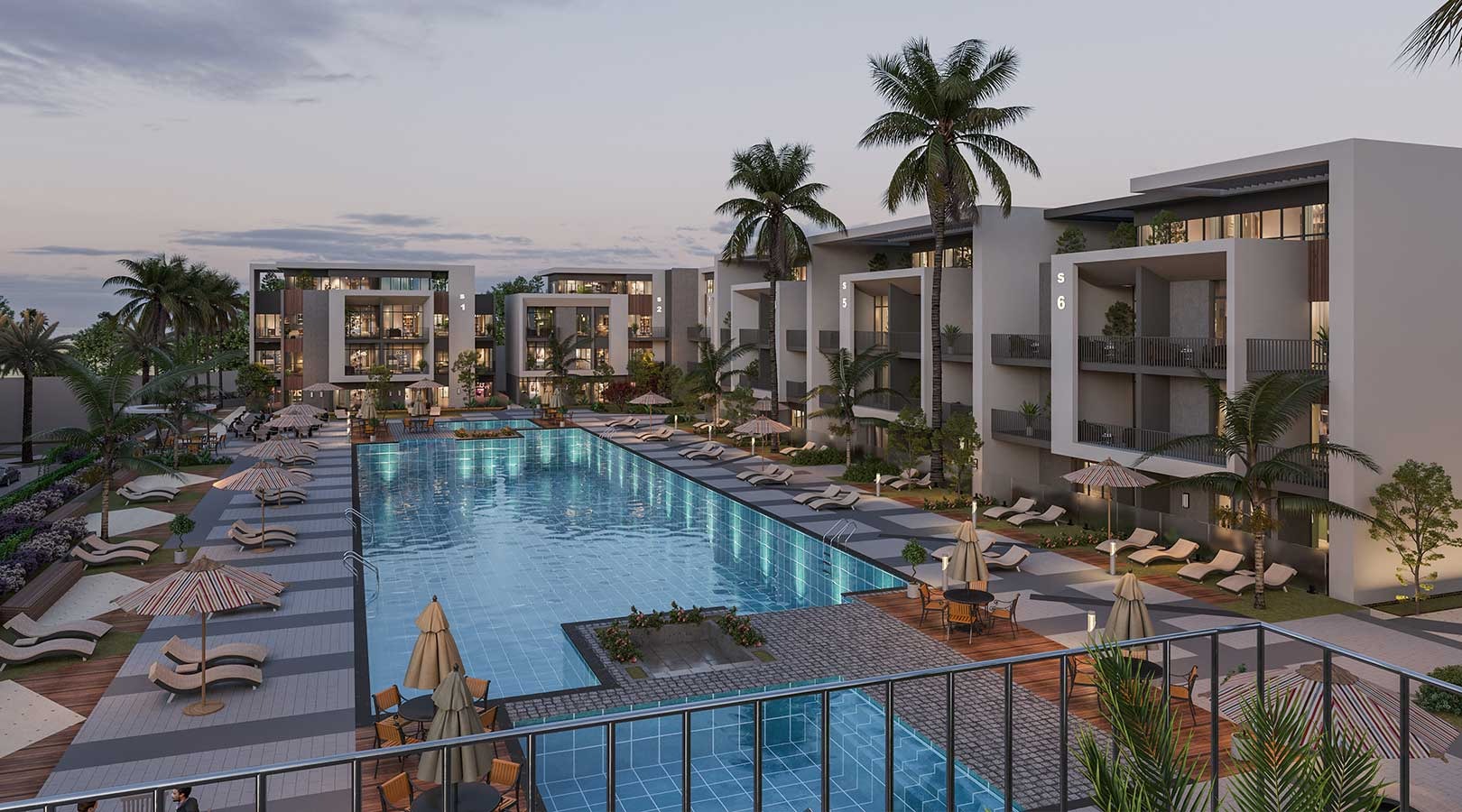 فيلا رائعة 240م للبيع في موقع مميز جدا داخل منتجع رمال الساحل