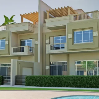 تحت سعر السوق توين هاوس 275م للبيع في مشروع رويال ليك زايد الجديدة