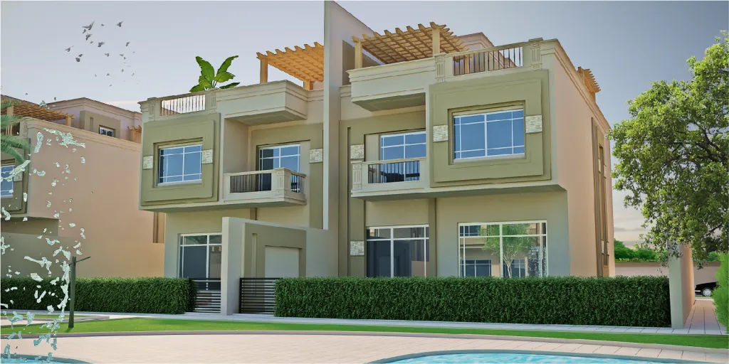 تحت سعر السوق توين هاوس 275م للبيع في مشروع رويال ليك زايد الجديدة