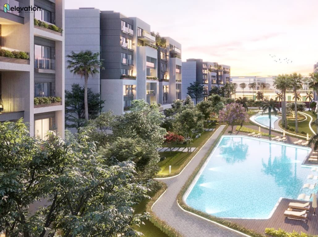 An attractive price for an apartment 180m in Sky Abu Dhabi Residence New Capital with a great view