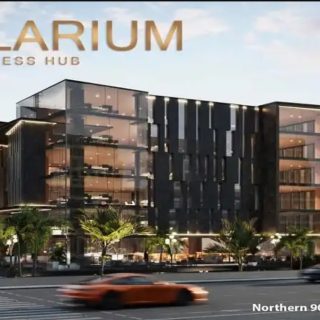 عرض متميز محل 107 متر للبيع في سولاريوم بيزنس التجمع الخامس بموقع مميز