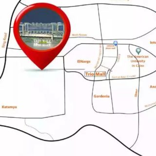 محل للبيع 95م في تريو التجمع الخامس بسعر خيالي