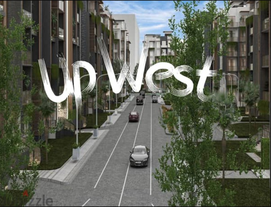 Receive your apartment in one of the largest compounds in 6th of October Up West Compound