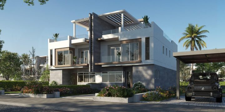 لمحبى الرقي توين هاوس للبيع في كمبوند 5 ليفيلز بمساحة 320 متر