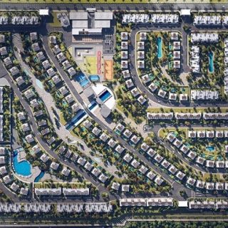 ارخص تاون هاوس 315م للبيع فى V Levels Sheikh Zayed