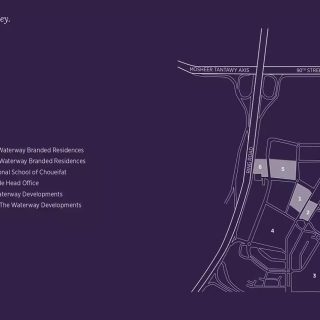 للبيع بالتقسيط شقة 110 متر في واتر واي برانديد ريزيدنس القاهرة الجديدة