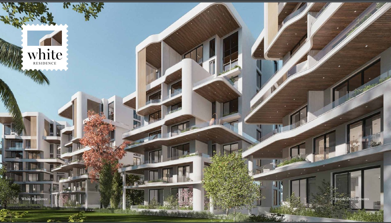 شقة رائعة 153م للبيع في موقع مميز جدا داخل مشروع وايت التجمع