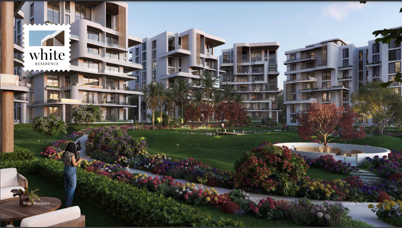 شقة رائعة 153م للبيع في موقع مميز جدا داخل مشروع وايت التجمع