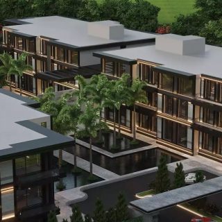 للبيع بالتقسيط شقة 110 متر في واتر واي برانديد ريزيدنس القاهرة الجديدة