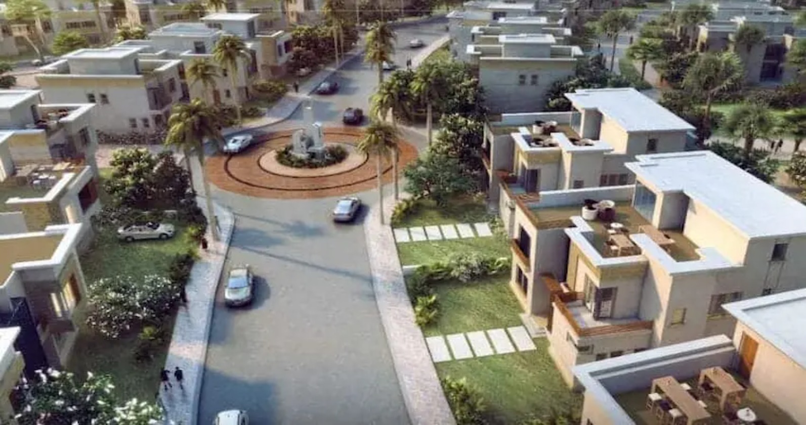 Live in West Dunes 6 October project villa with an area of 220 meters