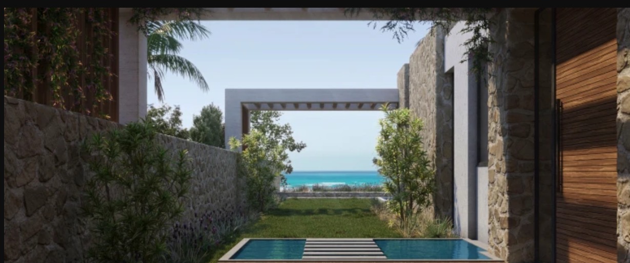 بمساحة 130 متر اسكن في منتجع أزها الساحل الشمالي