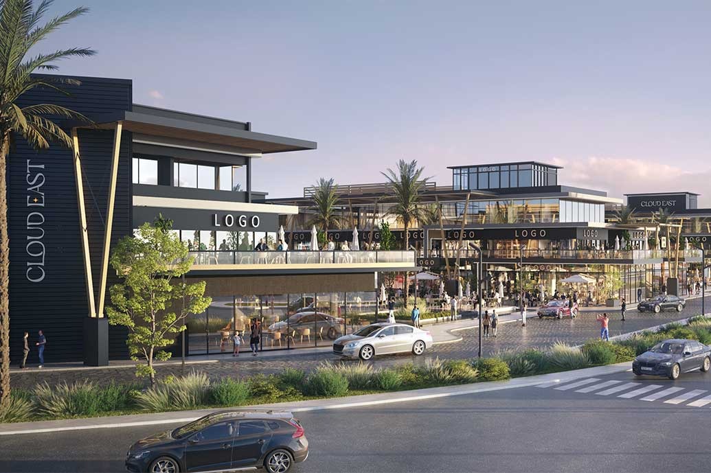 Immediate delivery of a shop 144m in Cloud East New Cairo