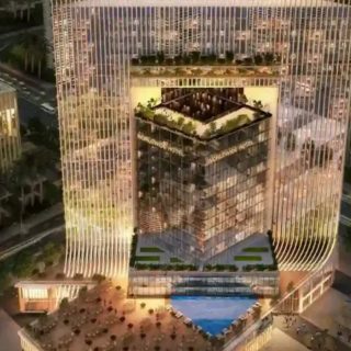 محل للبيع 130م في جرين ريفر تاور بتسهيلات فى السداد