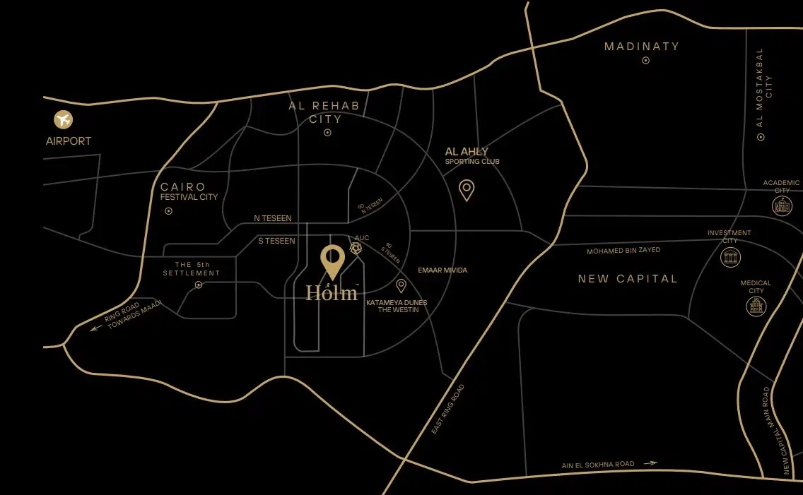 كمبوند هولم ريزيدنس التجمع الخامس مناج للتطوير العقاري – Holm Residence New Cairo Compound