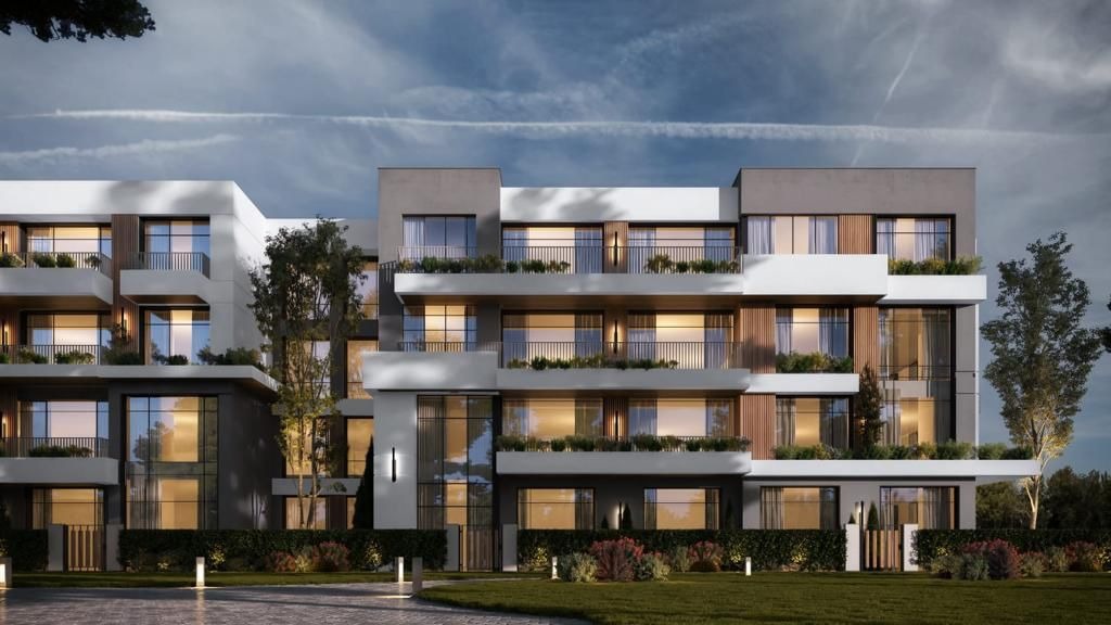 80 meter apartment for sale in a prime location and at the lowest price per square meter in Lugar New Zayed Gates Compound