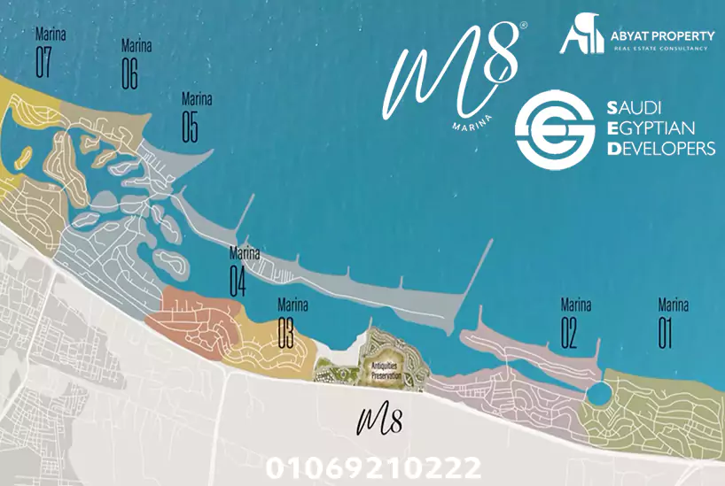 Villa ready for receipt at Marina Village 8 New Alamein project with special full finishing