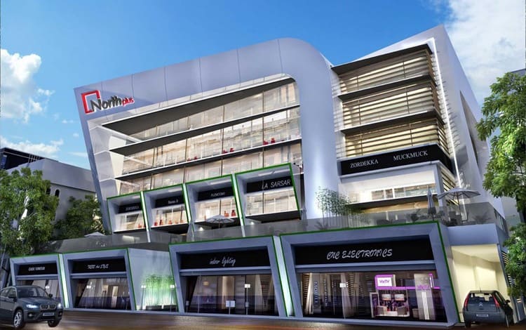 محل للبيع في نورث بلس التجمع بمساحة 195 متر