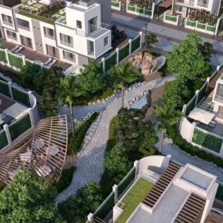 باقل من سعر السوق، توين هاوس في بارك فالي بلو زايد الجديدة 270م تشطيب كامل