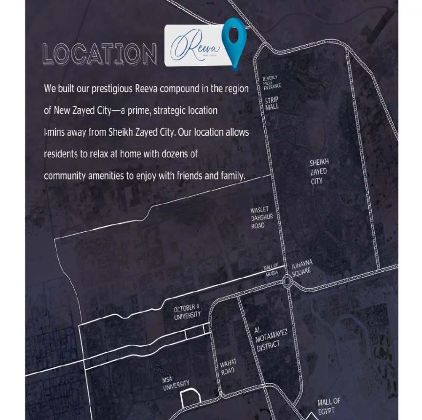 Villa for sale in Reeva Sheikh Zayed project an area of 333 meters at a very good price