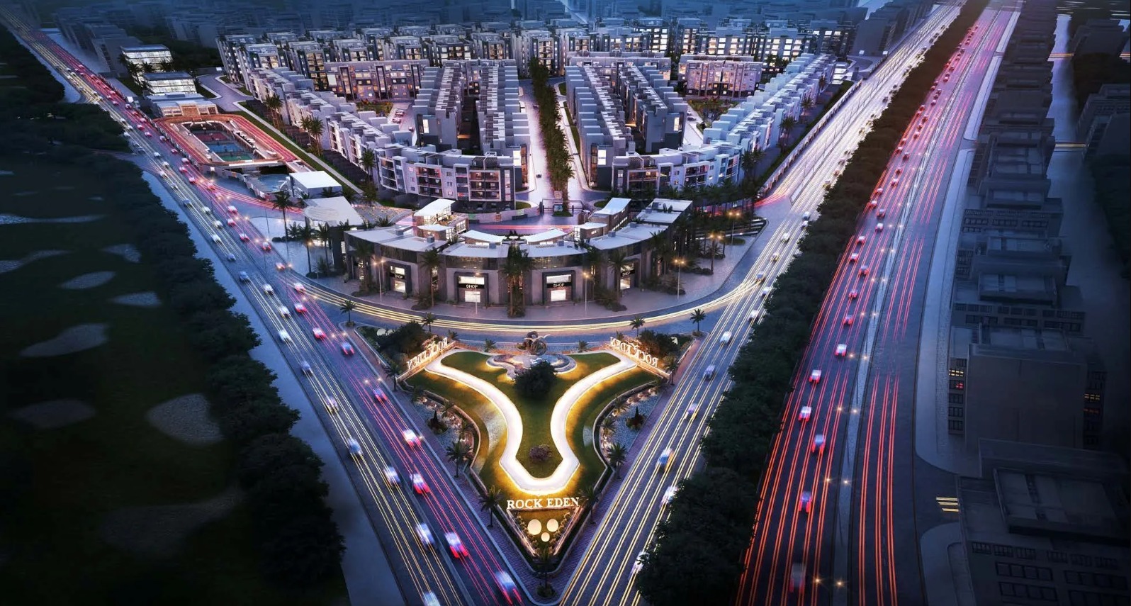 اميز شقة للبيع بمشروع روك ايدن 6 أكتوبر بمساحة 205 متر