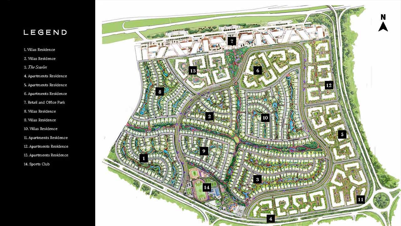 ادفع 10% واستلم فيلا في ذا سكارليت سوان ليك ريزيدنس 450م 6 غرف