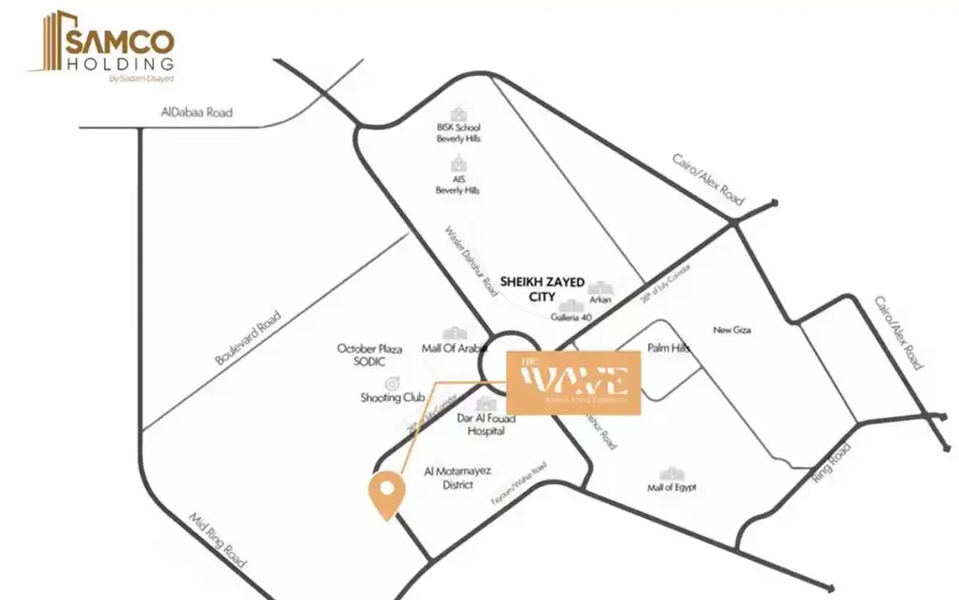 72m office for sale at The Wave Sheikh Zayed