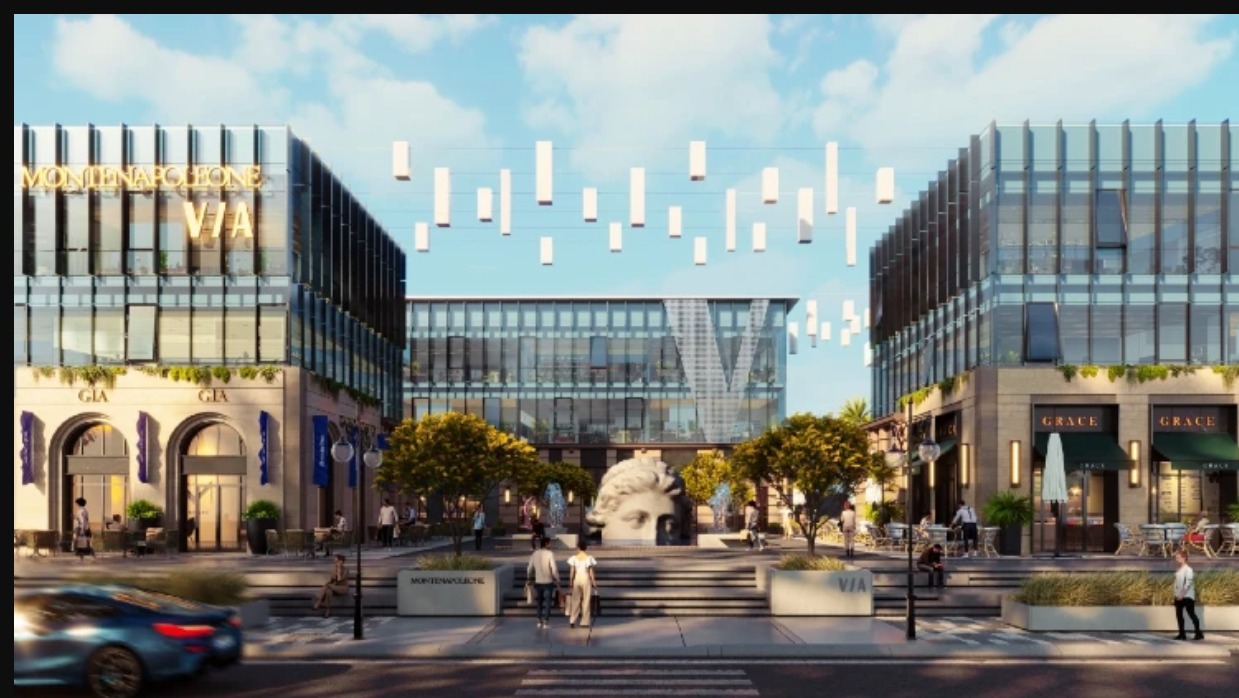 بسعر مغري محل 76م بفيا مونتي نابوليوني المستقبل سيتي فيو رائع